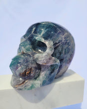 Load image into Gallery viewer, Fluorite Skull