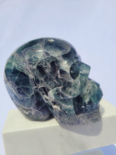 Load image into Gallery viewer, Fluorite Skull