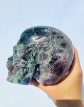 Load image into Gallery viewer, Fluorite Skull