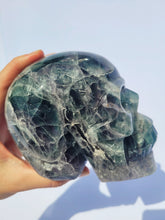Load image into Gallery viewer, Fluorite Skull