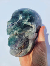 Load image into Gallery viewer, Fluorite Skull