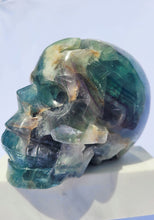 Load image into Gallery viewer, Fluorite Skull