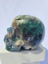 Load image into Gallery viewer, Fluorite Skull