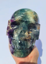 Load image into Gallery viewer, Fluorite Skull