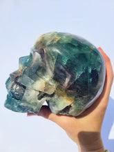 Load image into Gallery viewer, Fluorite Skull