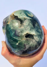Load image into Gallery viewer, Fluorite Skull