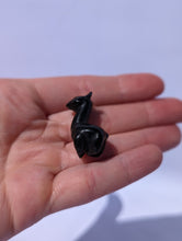 Load image into Gallery viewer, Obsidian Alpaca Carving