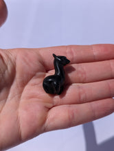 Load image into Gallery viewer, Obsidian Alpaca Carving