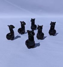 Load image into Gallery viewer, Obsidian Alpaca Carving