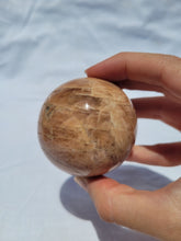 Load image into Gallery viewer, Peach Moonstone Sphere