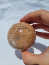 Load image into Gallery viewer, Peach Moonstone Sphere