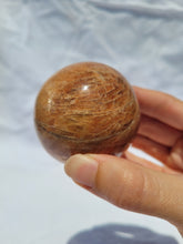Load image into Gallery viewer, Peach Moonstone Sphere