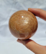 Load image into Gallery viewer, Peach Moonstone Sphere