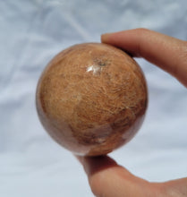 Load image into Gallery viewer, Peach Moonstone Sphere