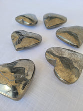 Load image into Gallery viewer, Pyrite Hearts