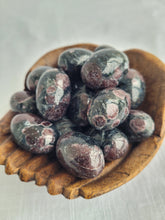 Load image into Gallery viewer, Garnet in Arfvendsonite Tumbles