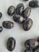 Load image into Gallery viewer, Garnet in Arfvendsonite Tumbles