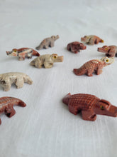 Load image into Gallery viewer, Soapstone Crocodile