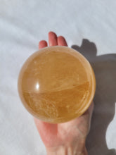 Load image into Gallery viewer, Honey Calcite Sphere
