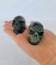 Load image into Gallery viewer, Moss Agate Skull - Small