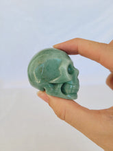 Load image into Gallery viewer, Green Aventurine Skull - Small