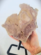 Load image into Gallery viewer, Pink Amethyst Slab on Stand
