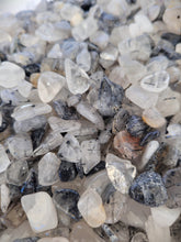 Load image into Gallery viewer, Black Tourmaline in Quartz Chips - 250grams