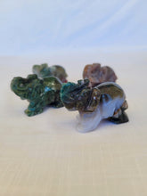 Load image into Gallery viewer, Moss Agate Elephant - Small