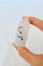 Load image into Gallery viewer, Black Tourmaline in Quartz Point