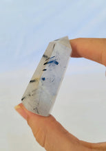 Load image into Gallery viewer, Black Tourmaline in Quartz Point