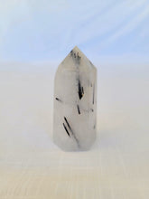 Load image into Gallery viewer, Black Tourmaline in Quartz Point