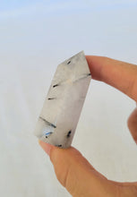 Load image into Gallery viewer, Black Tourmaline in Quartz Point