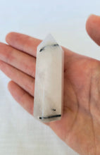 Load image into Gallery viewer, Black Tourmaline in Quartz Point