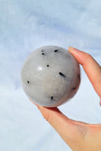 Load image into Gallery viewer, Black Tourmaline in Quartz Sphere