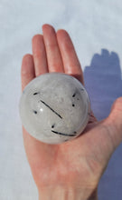 Load image into Gallery viewer, Black Tourmaline in Quartz Sphere