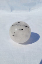 Load image into Gallery viewer, Black Tourmaline in Quartz Sphere