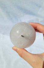 Load image into Gallery viewer, Black Tourmaline in Quartz Sphere