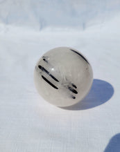 Load image into Gallery viewer, Black Tourmaline in Quartz Sphere