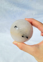 Load image into Gallery viewer, Black Tourmaline in Quartz Sphere