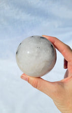 Load image into Gallery viewer, Black Tourmaline in Quartz Sphere