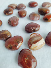 Load image into Gallery viewer, Petrified Wood Hearts