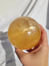 Load image into Gallery viewer, Honey Calcite Sphere