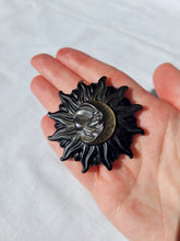Load image into Gallery viewer, Golden Sheen Obsidian Sun & Moon