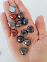 Load image into Gallery viewer, Bloodstone Jasper Mini Hearts