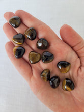 Load image into Gallery viewer, Tigers Eye Mini Hearts