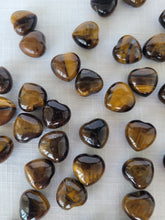 Load image into Gallery viewer, Tigers Eye Mini Hearts