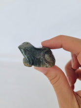 Load image into Gallery viewer, Moss Agate Frog
