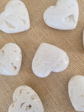 Load image into Gallery viewer, Druzy White Agate Hearts