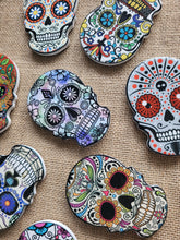 Load image into Gallery viewer, Day Of The Dead Skull Magnet

