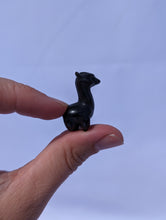 Load image into Gallery viewer, Obsidian Alpaca Carving
